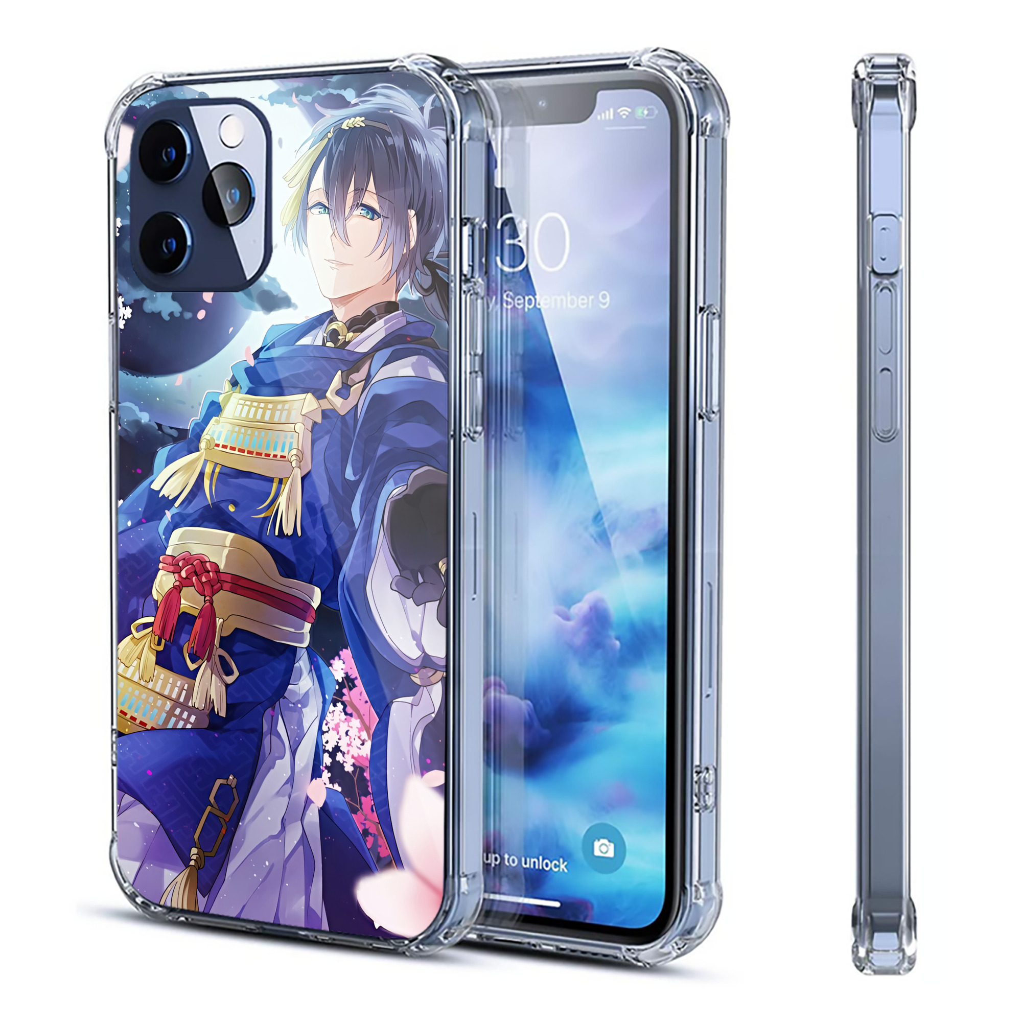 （画像用） 刀剣乱舞 Touken Ranbu 【iPhone 12シリーズ対応】透明スマホケース（クリアソフトケース）